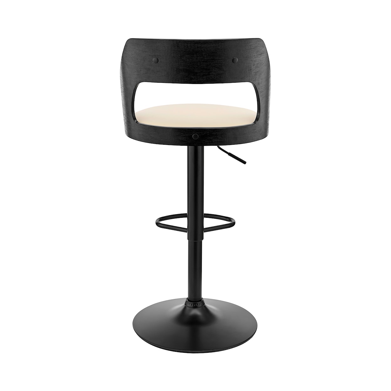 Armen Living Paulo Upholstered Swivel Bar Stool