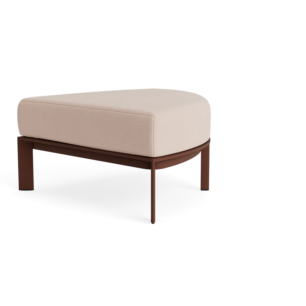 Modular 1/4 Round Accent Ottoman