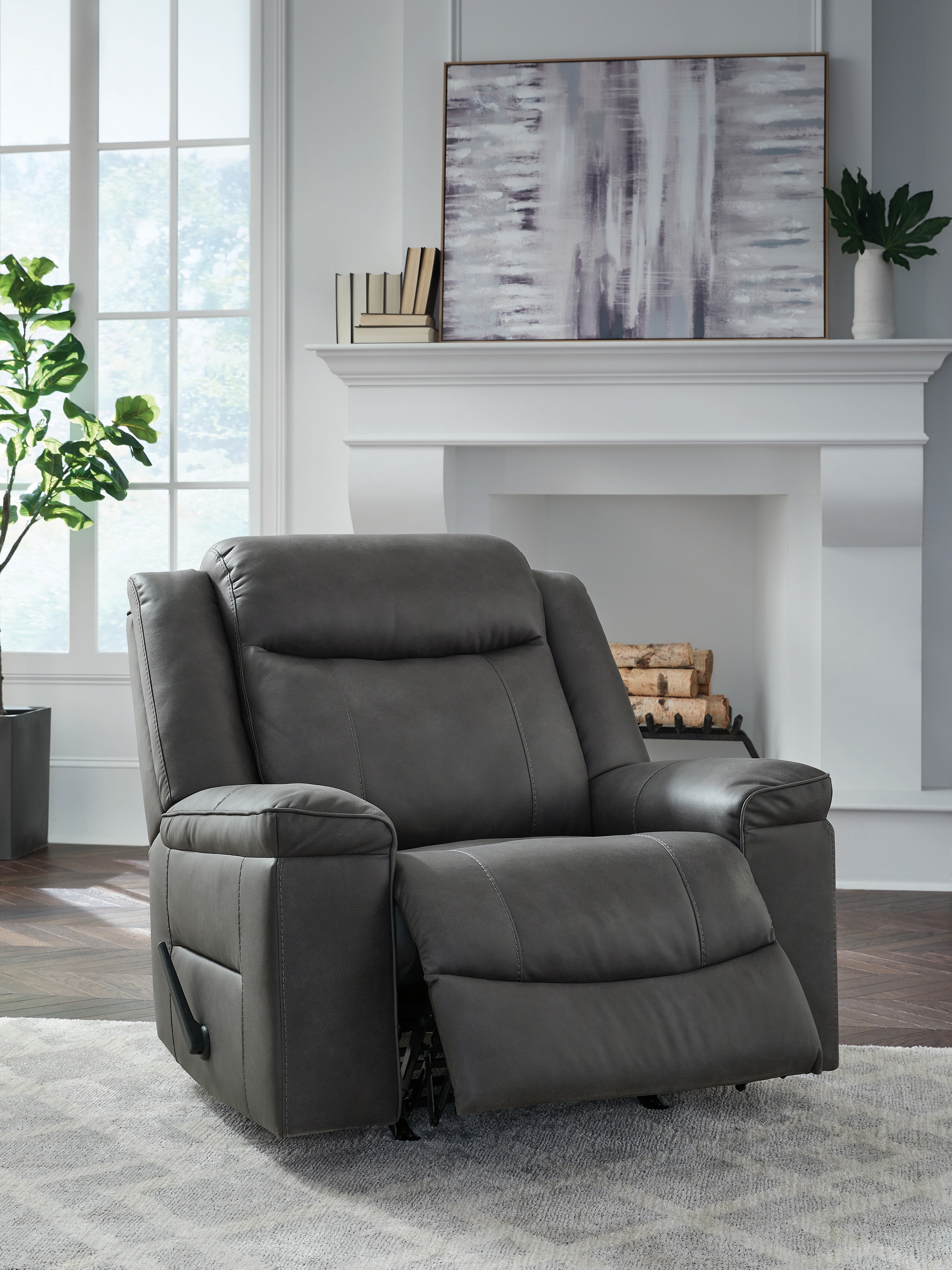 Signature Design by Ashley Status Check Rocker Recliner