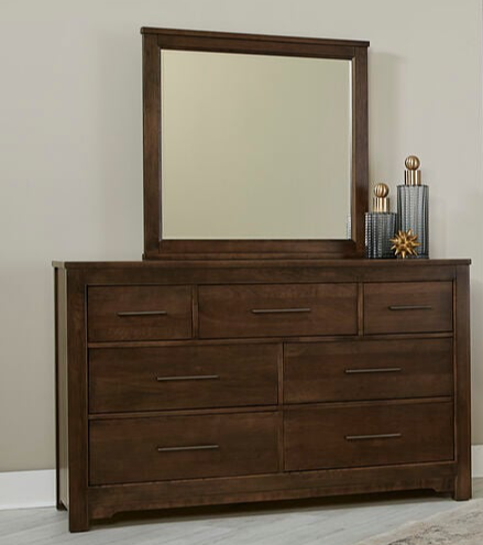 Artisan & Post Crafted Cherry Upholstered Queen Bedroom Set