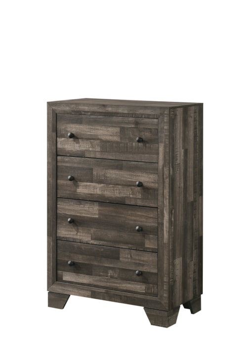 Rustic 4-Drawer Chest