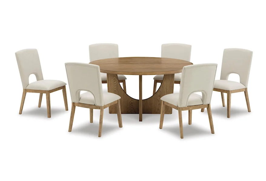 Dakmore 7-Piece Dining Set by Signature Design by Ashley at Furniture and ApplianceMart