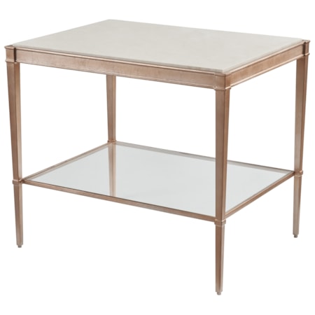 Bulgari Rectangle End Table