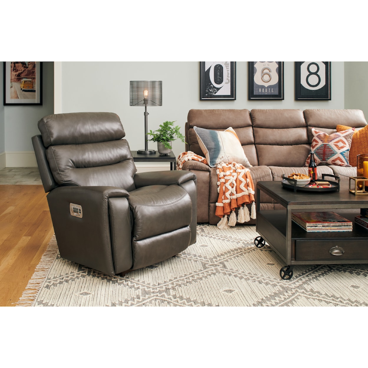 La-Z-Boy Soren Power Rocker Recliner w/ Pwr Headrest