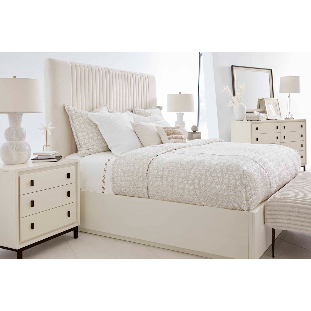 A.R.T. Furniture Inc Blanc Queen Upholstered Bed