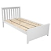 Jackpot Kids Single Beds Youth Twin Single Bed in White