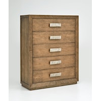 Rustic 5-Drawer Bedroom Chest