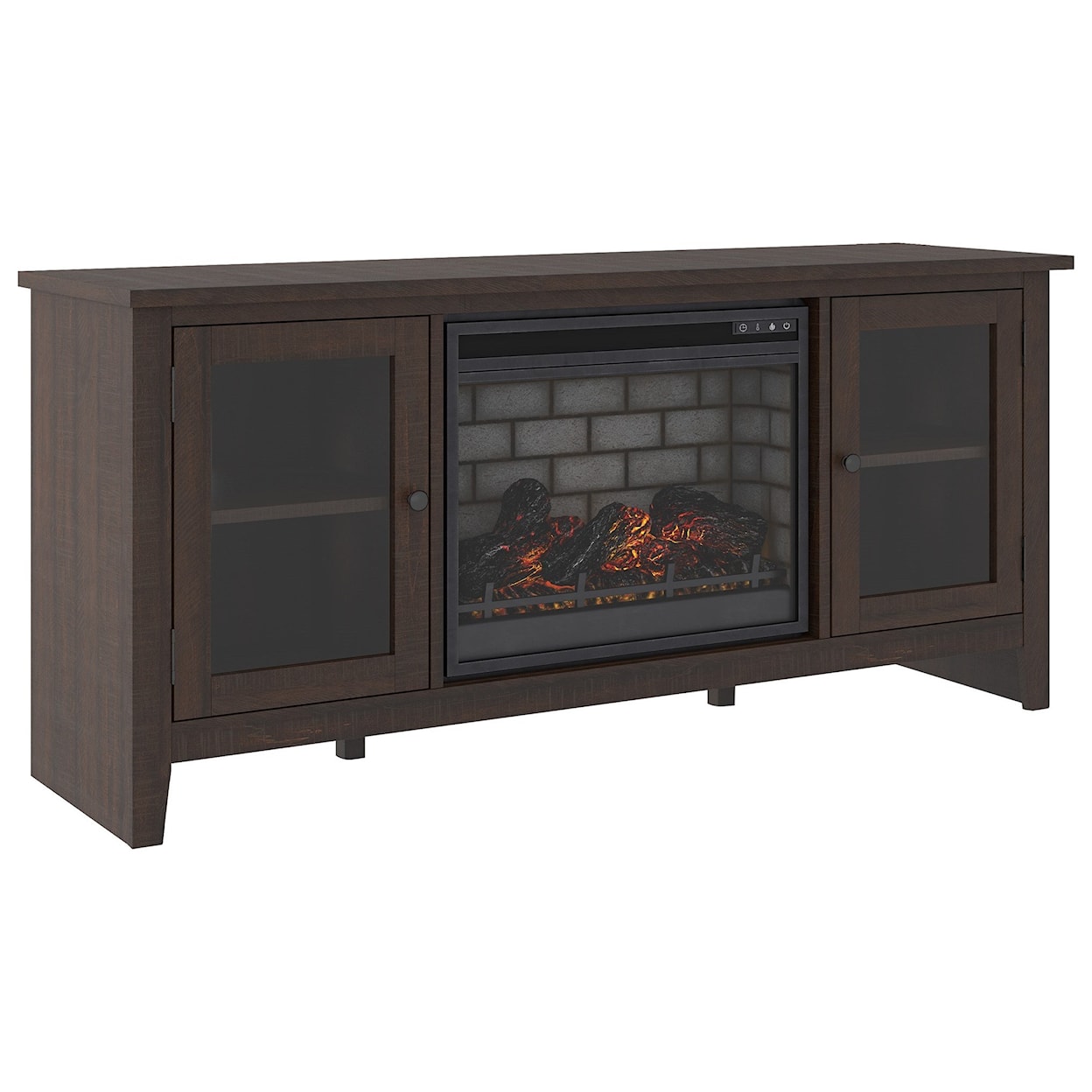 Michael Alan Select Camiburg Large TV Stand w/ Fireplace Insert