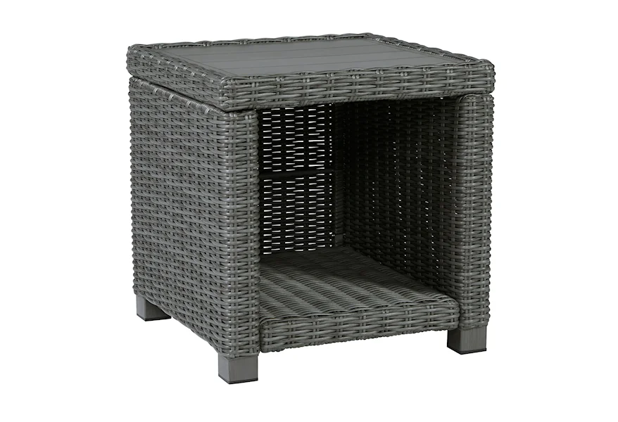 Elite Park Outdoor End Table by Signature Design by Ashley at Esprit Decor Home Furnishings