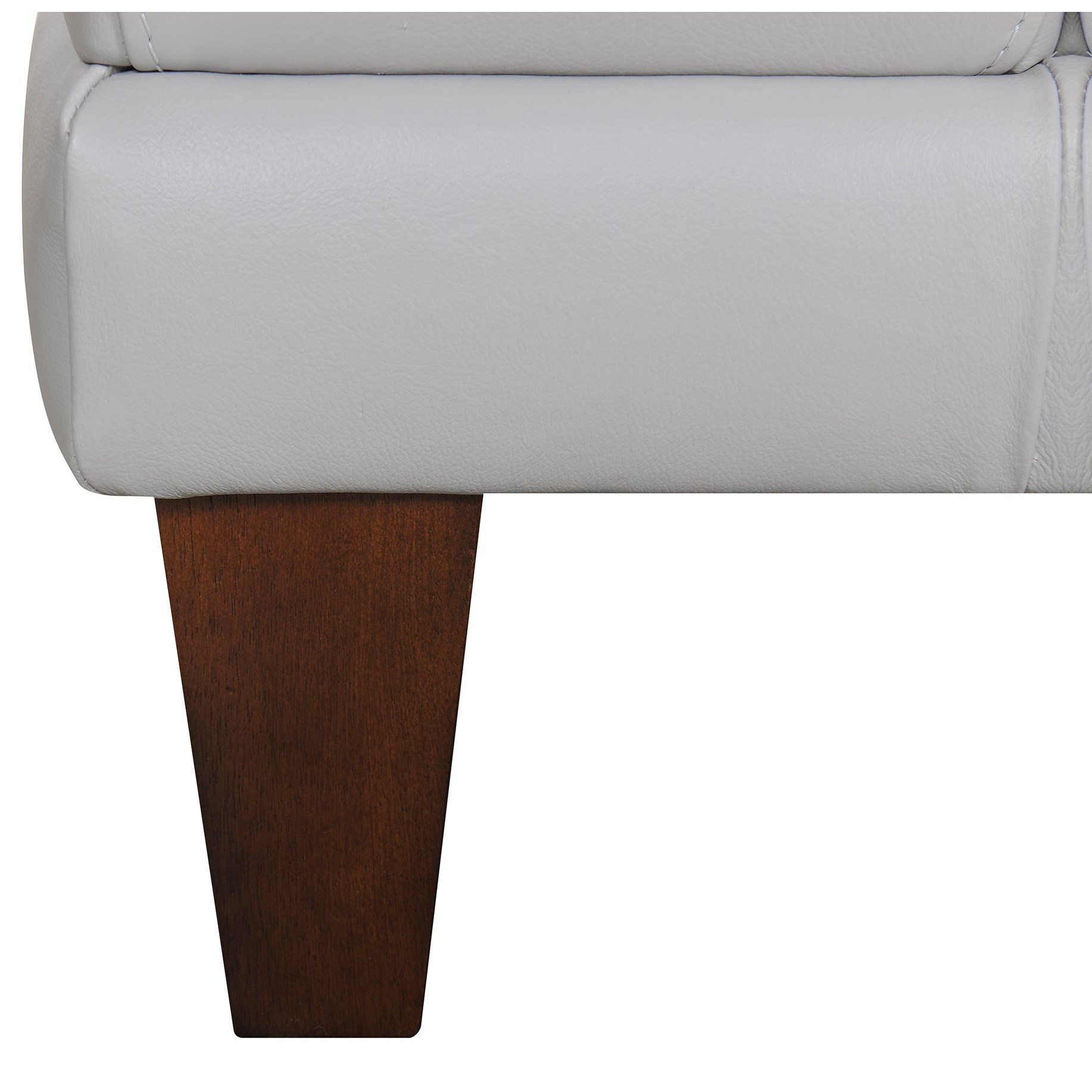 Armen Living Wynne Upholstered Sofa with Bolster Pillows