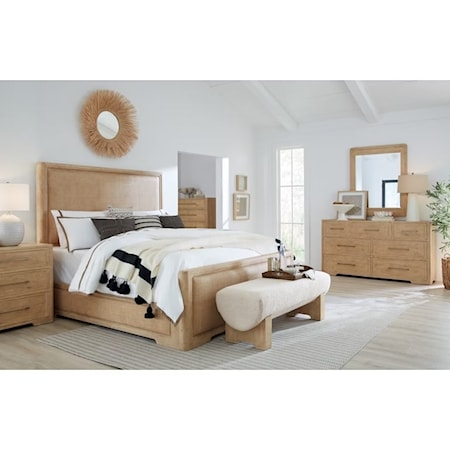 King Panel Bed