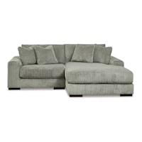 Contemporary 2-Piece Sectional Sofa with Right Facing Chaise