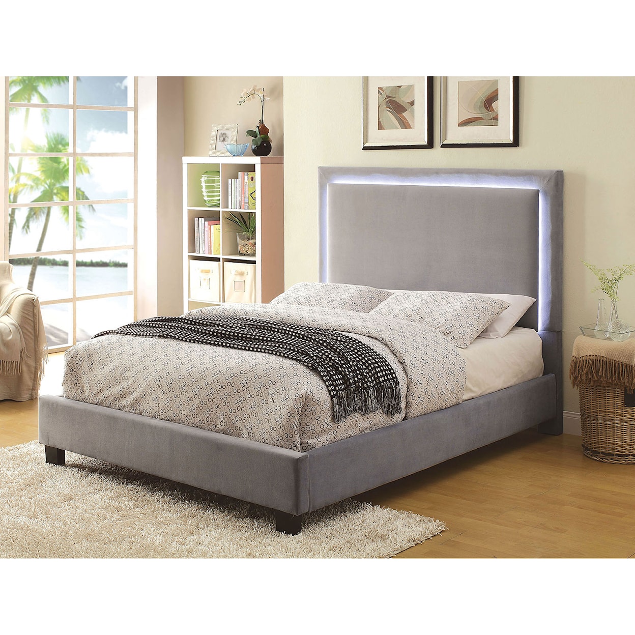 Furniture of America Erglow Queen Bed