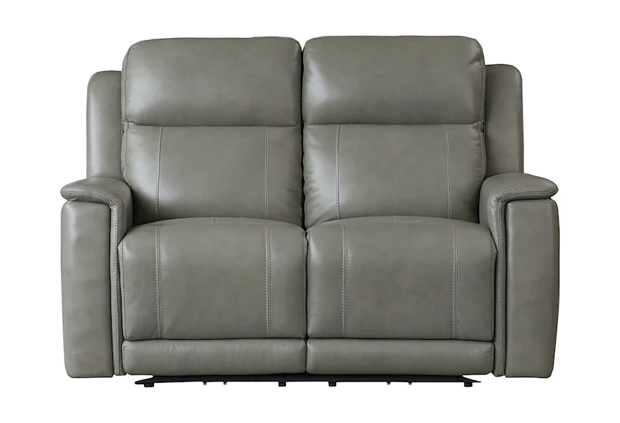 Club Level - Conover Power Reclining Loveseat by Bassett at Esprit Decor Home Furnishings