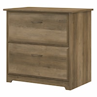 Cabot 2 Drawer Lateral File Cabinet in Reclaimed Pine