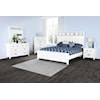 New Classic Tuxedo Queen Panel Bed