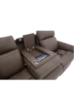 Flexsteel Artemis Casual Zero Gravity Power Reclining Sofa with Power Headrests, Lumbar, Heat and Massage