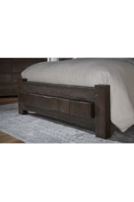 Vaughan Bassett Dovetail Bedroom Rustic Queen Low Profile Bed