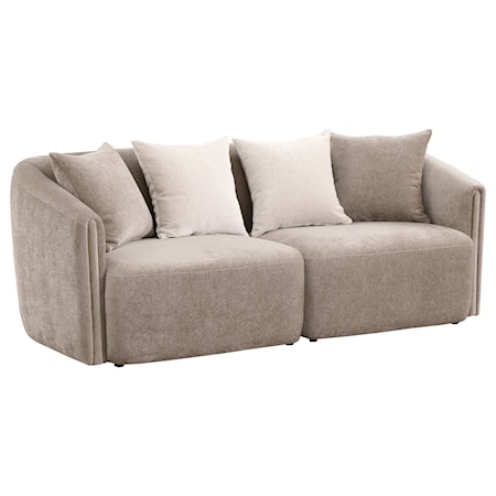 Townsend 3-piece Chenille Sofa Set Latte