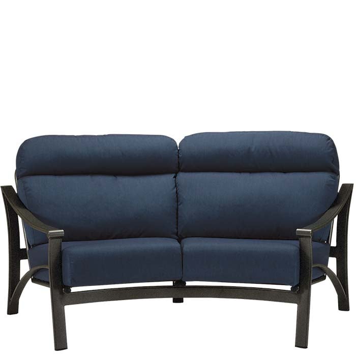 Tropitone Corsica Cushioned Crescent Loveseat
