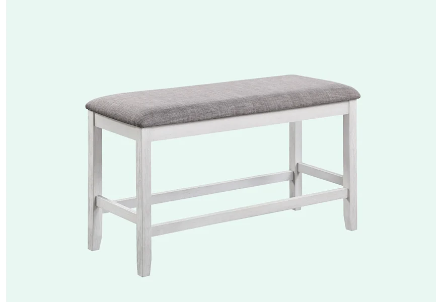 Nina Counter Height Bench by Crown Mark at Dream Home Interiors