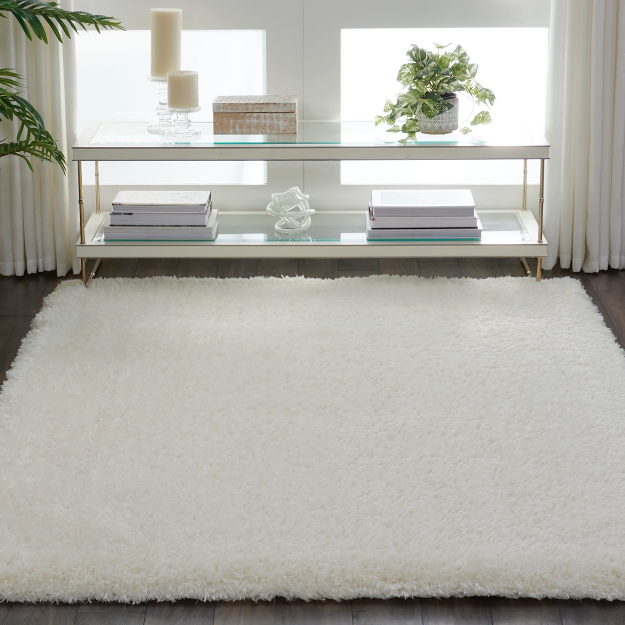 Nourison Luxe Shag 4' x 6'  Rug