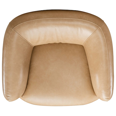 Upholstered Swivel Accent Chair