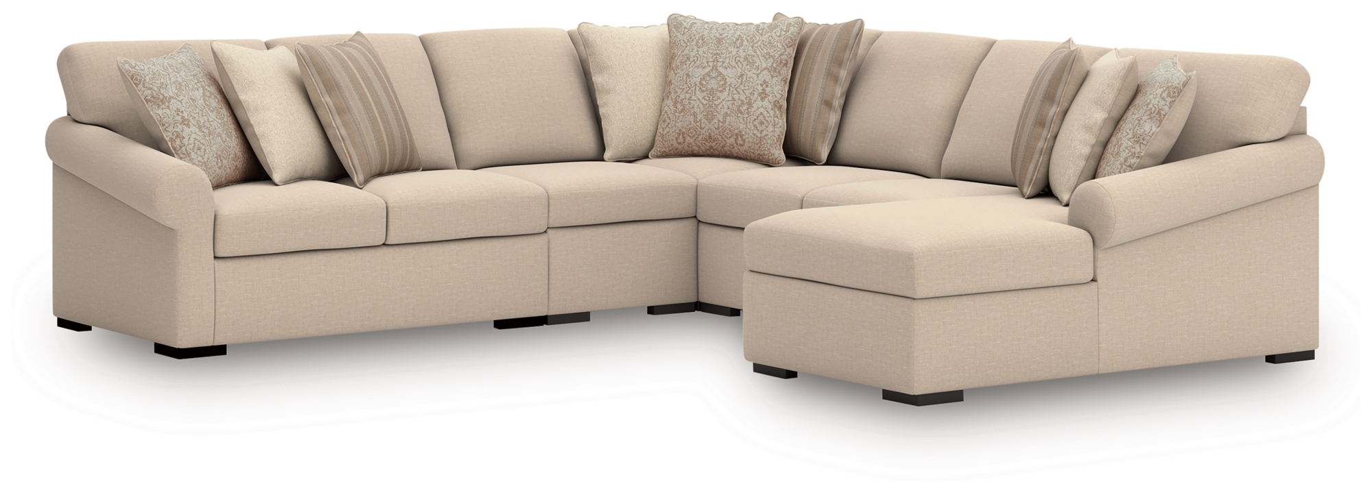 5-Piece Sectional With Chaise