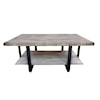 International Furniture Direct Old Wood Cocktail Table