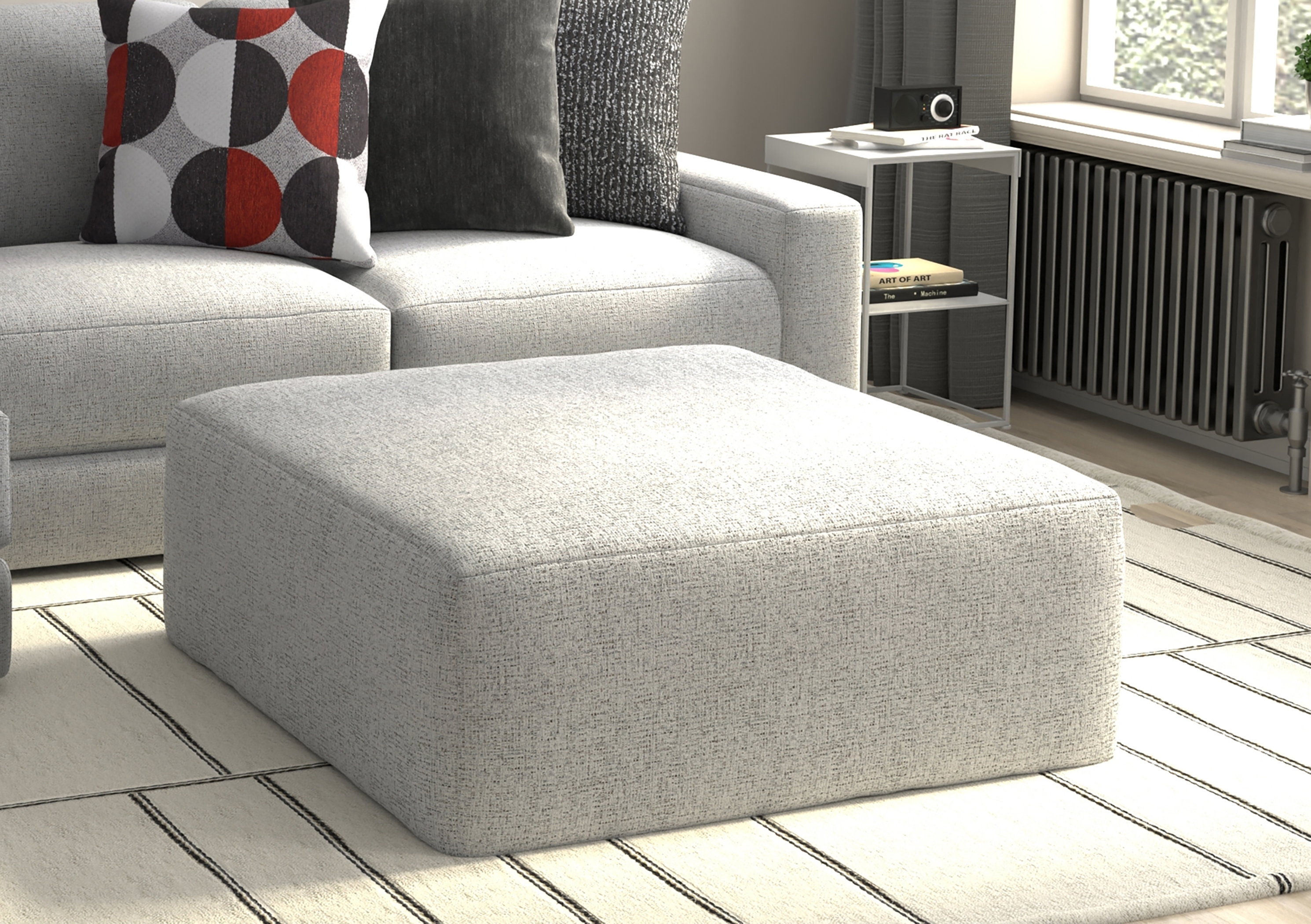 Jackson Furniture Arlo Square Cocktail Ottoman