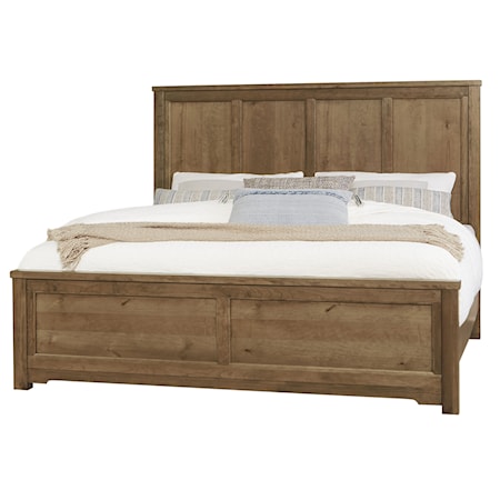 King Six Panel Bed
