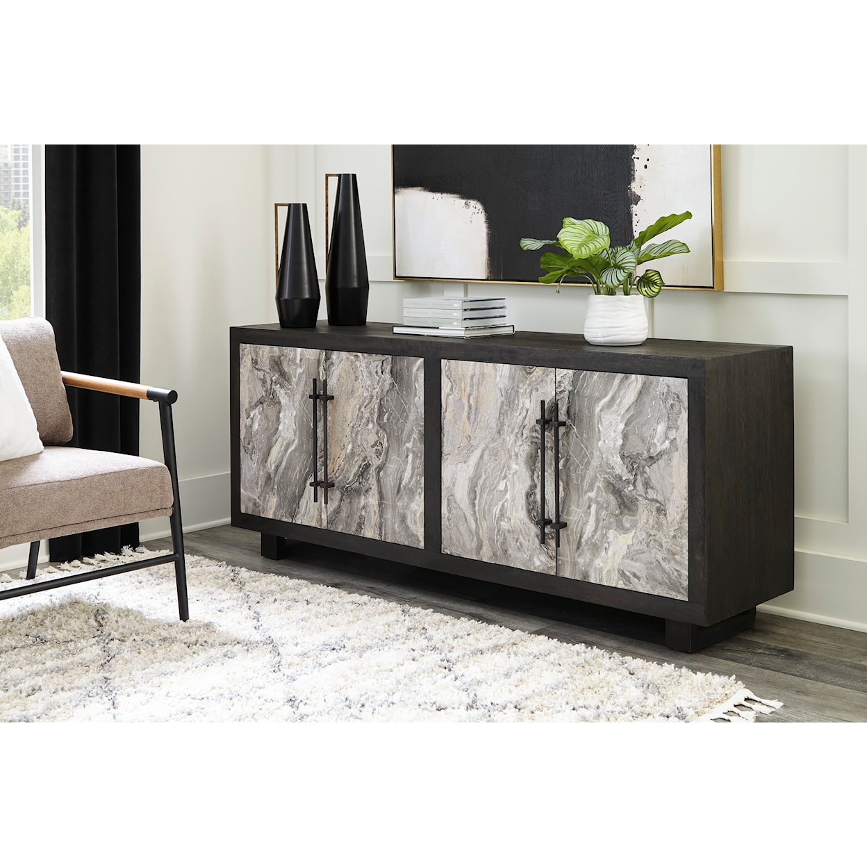 Ashley Furniture Signature Design Lakenwood Accent Cabinet