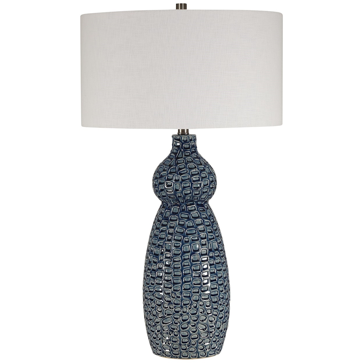 Uttermost Table Lamps Holloway Cobalt Blue Table Lamp