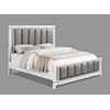 Crown Mark Ariane Upholstered King Panel Bed