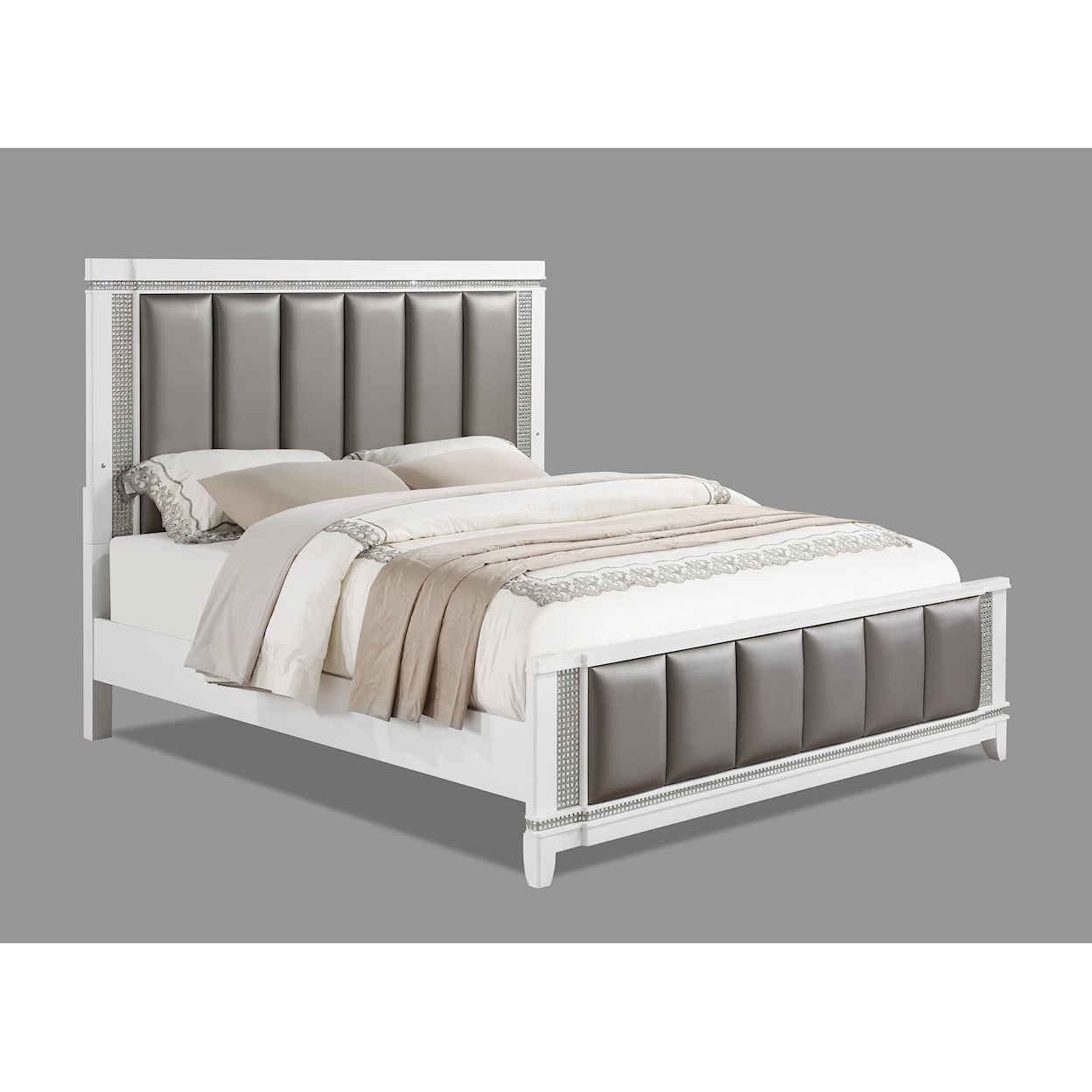 CM Ariane Upholstered King Panel Bed