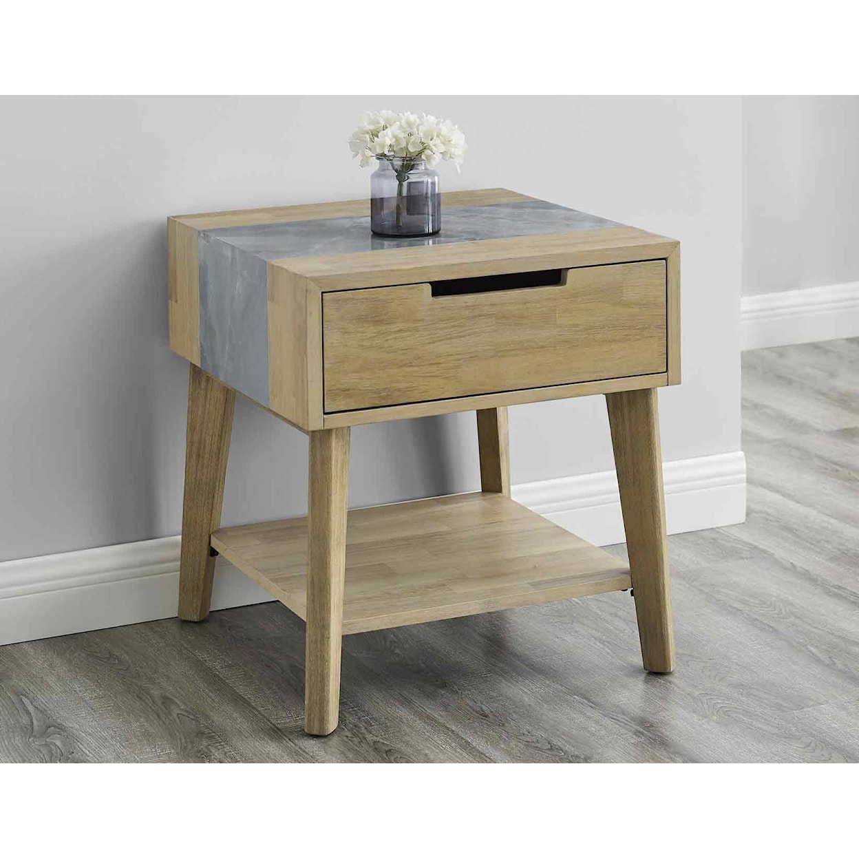 Steve Silver Calgary End Table with Storage