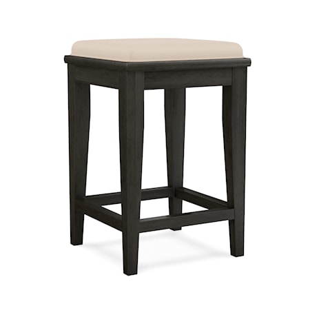 Stool w/Upholstered Seat