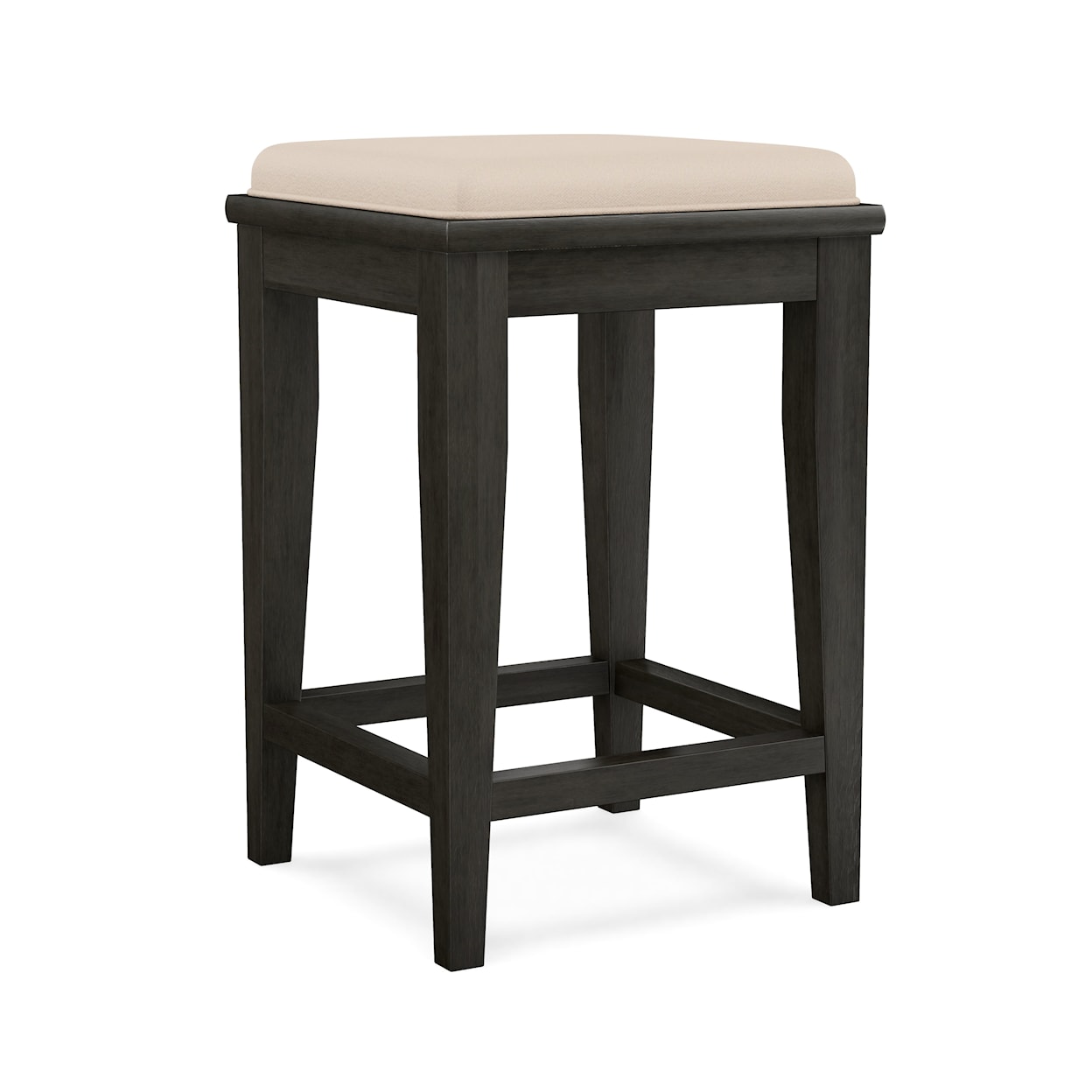 Durham Solid Accents Stool w/Upholstered Seat