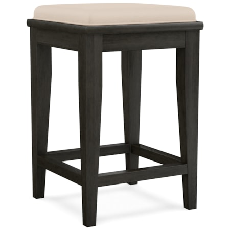 Stool w/Upholstered Seat