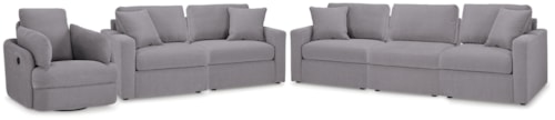 3-Piece Sectional Sofa, 2-Piece Sectional Loveseat And Swivel Glider Recliner