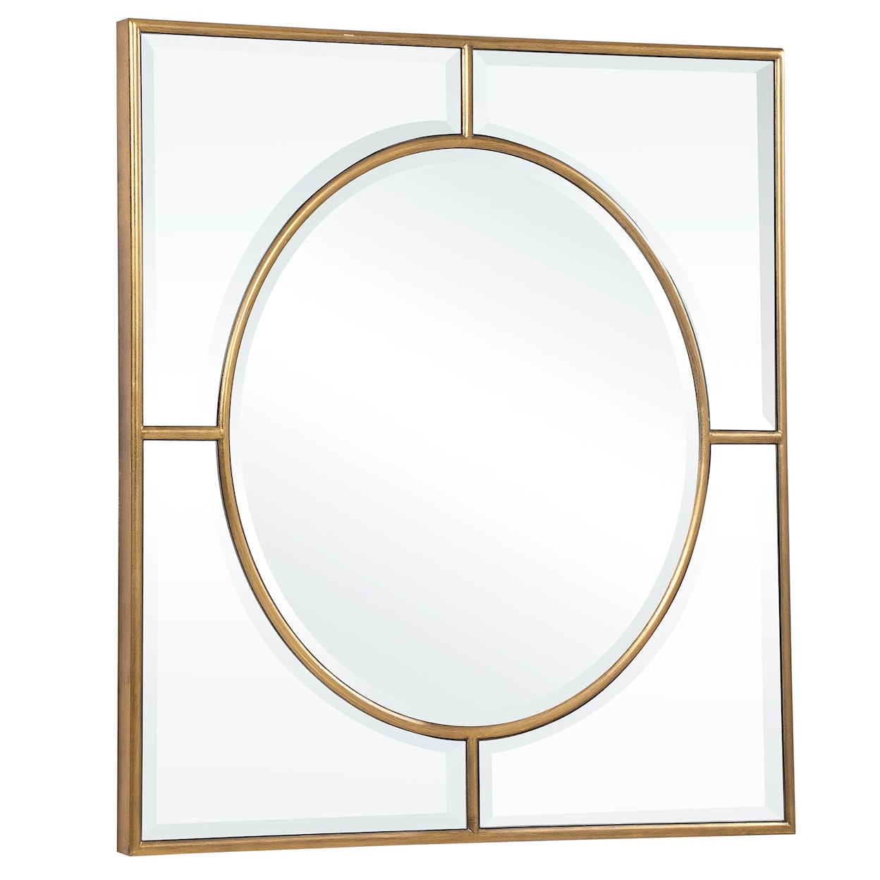 Uttermost Stanford Stanford Gold Square Mirror