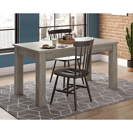Transitional Lift-Top Dining Table