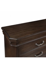 New Classic Lyndhurst Traditional 6-Drawer Dresser and Arched Mirror