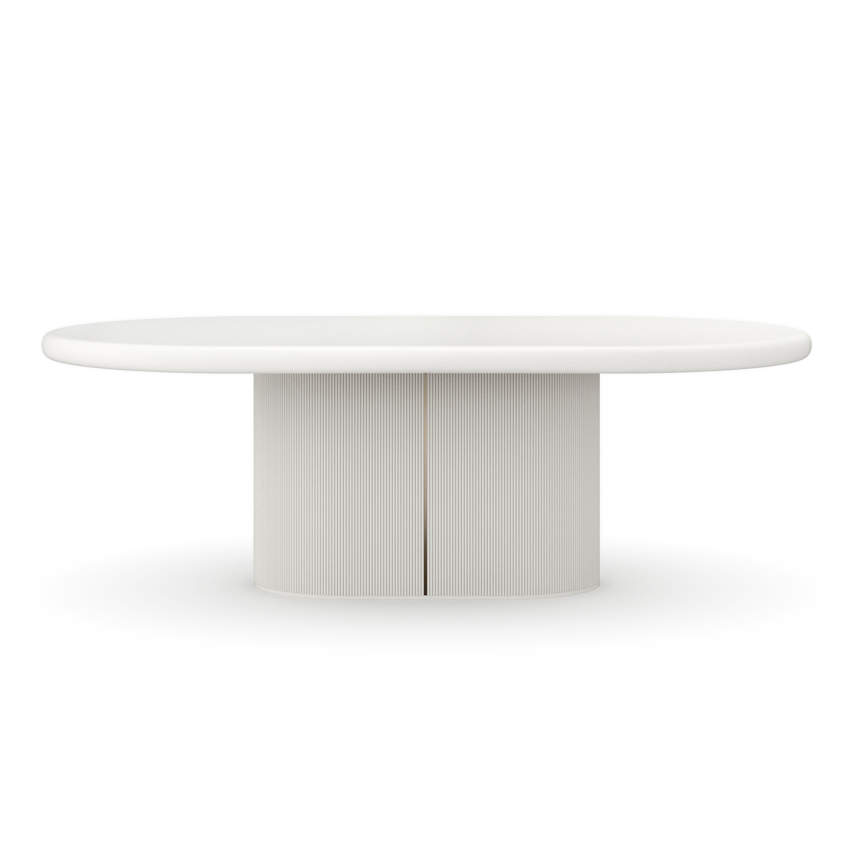 Caracole Caracole Classic Love Dining Table - Matte Pearl