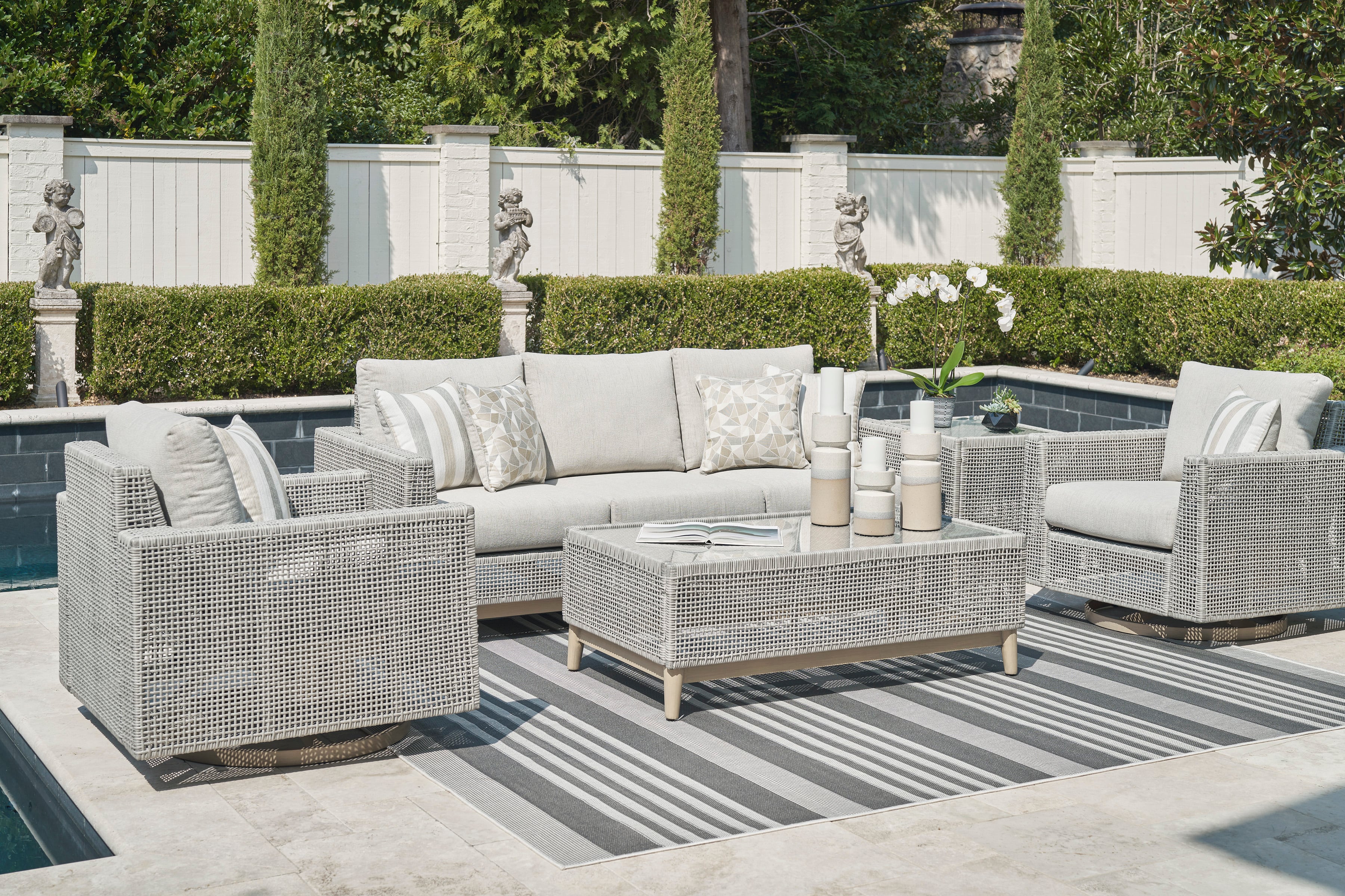 Signature Design by Ashley Seton Creek Outdoor Set