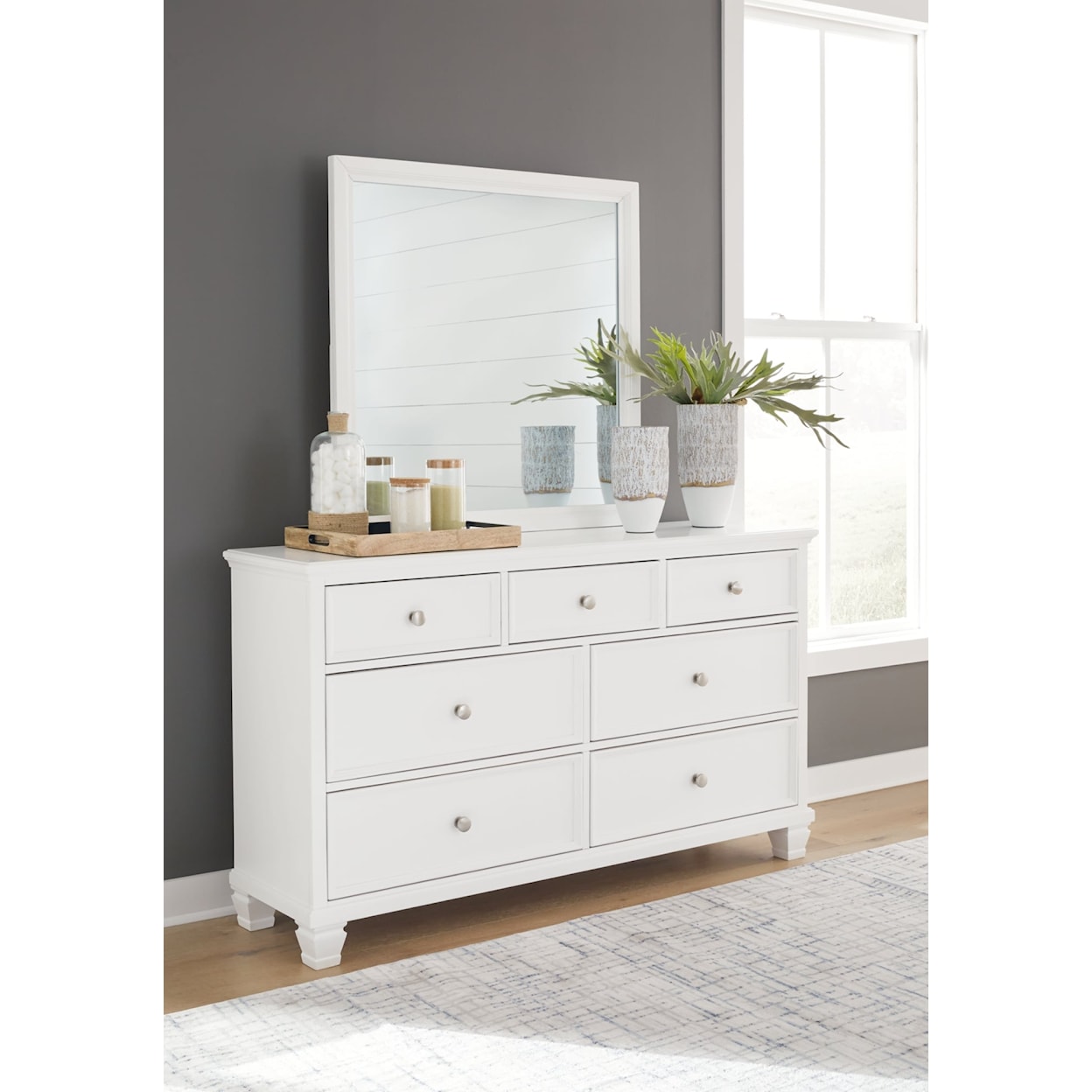 Ashley Furniture Signature Design Fortman Dresser and Mirror