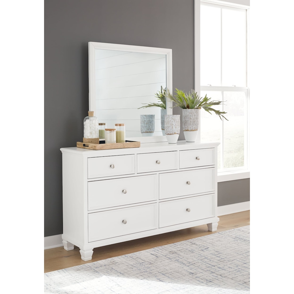 Signature Fortman Dresser and Mirror