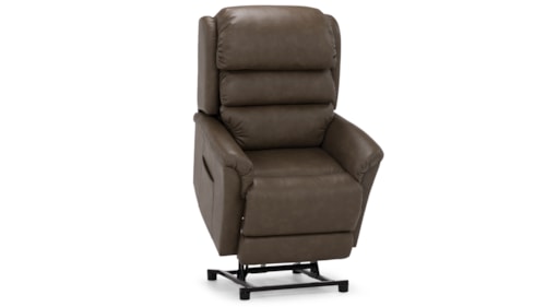 Modern Casual Power Lift Chair with Side Pocket