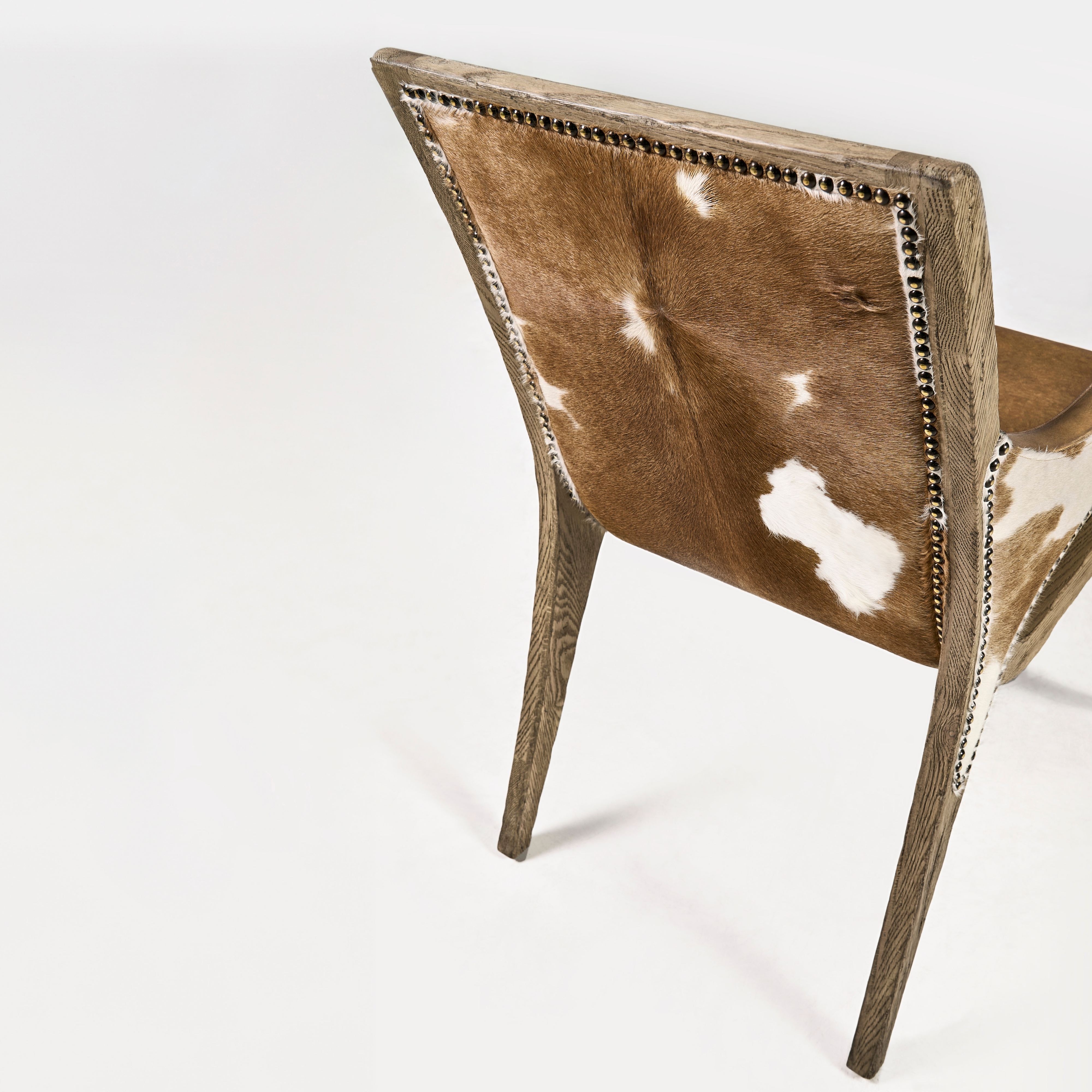 Jonathan Charles Echo Canyon Leather & Hide Arm Chair