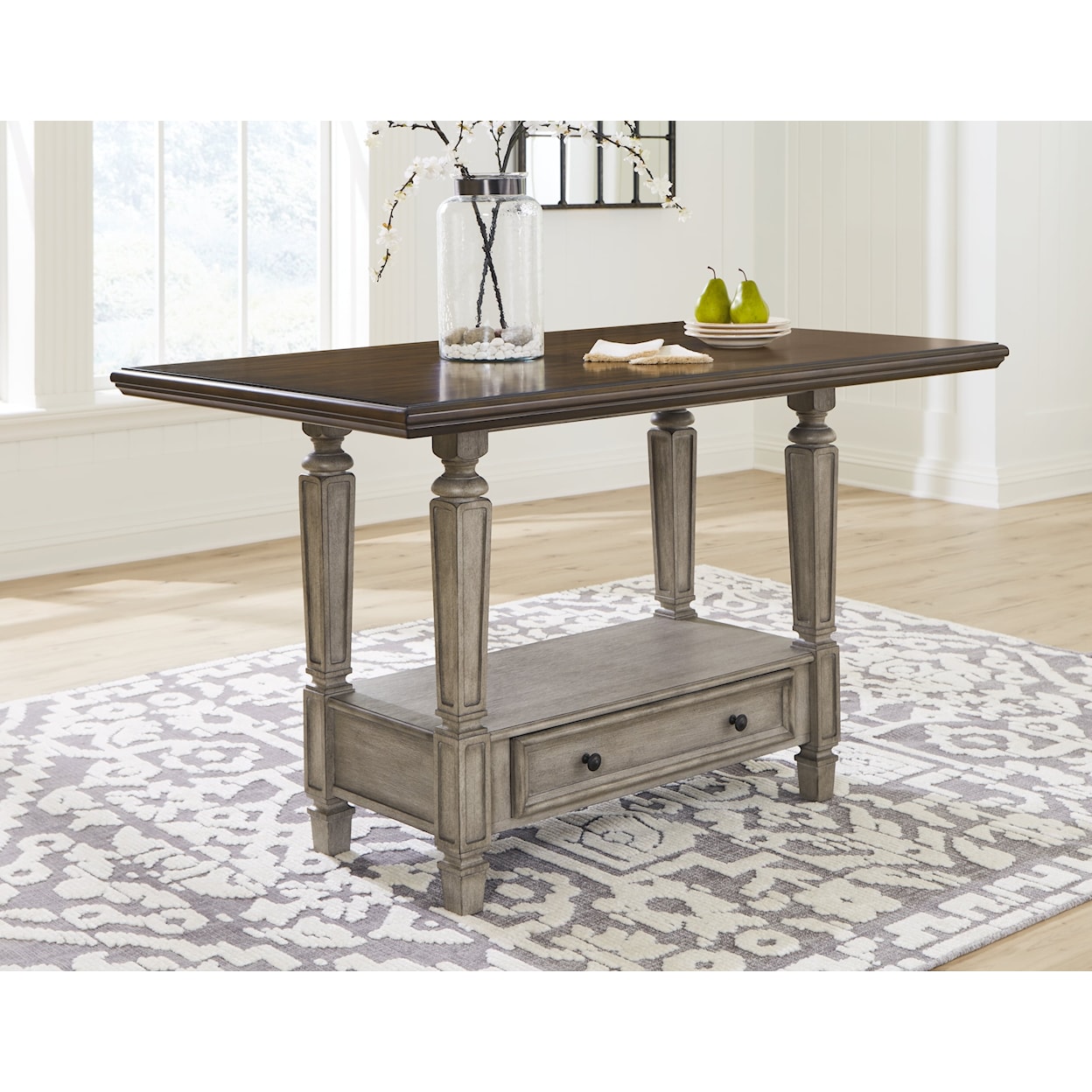 Ashley Furniture Signature Design Lodenbay RECT Dining Room Counter Table